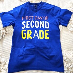 The Children's Place,size Large =10/12, First day of second grade T-shirt